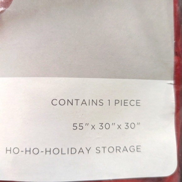 Red Christmas Tree Storage Bag upto 9 ft - New - Picture 5 of 6